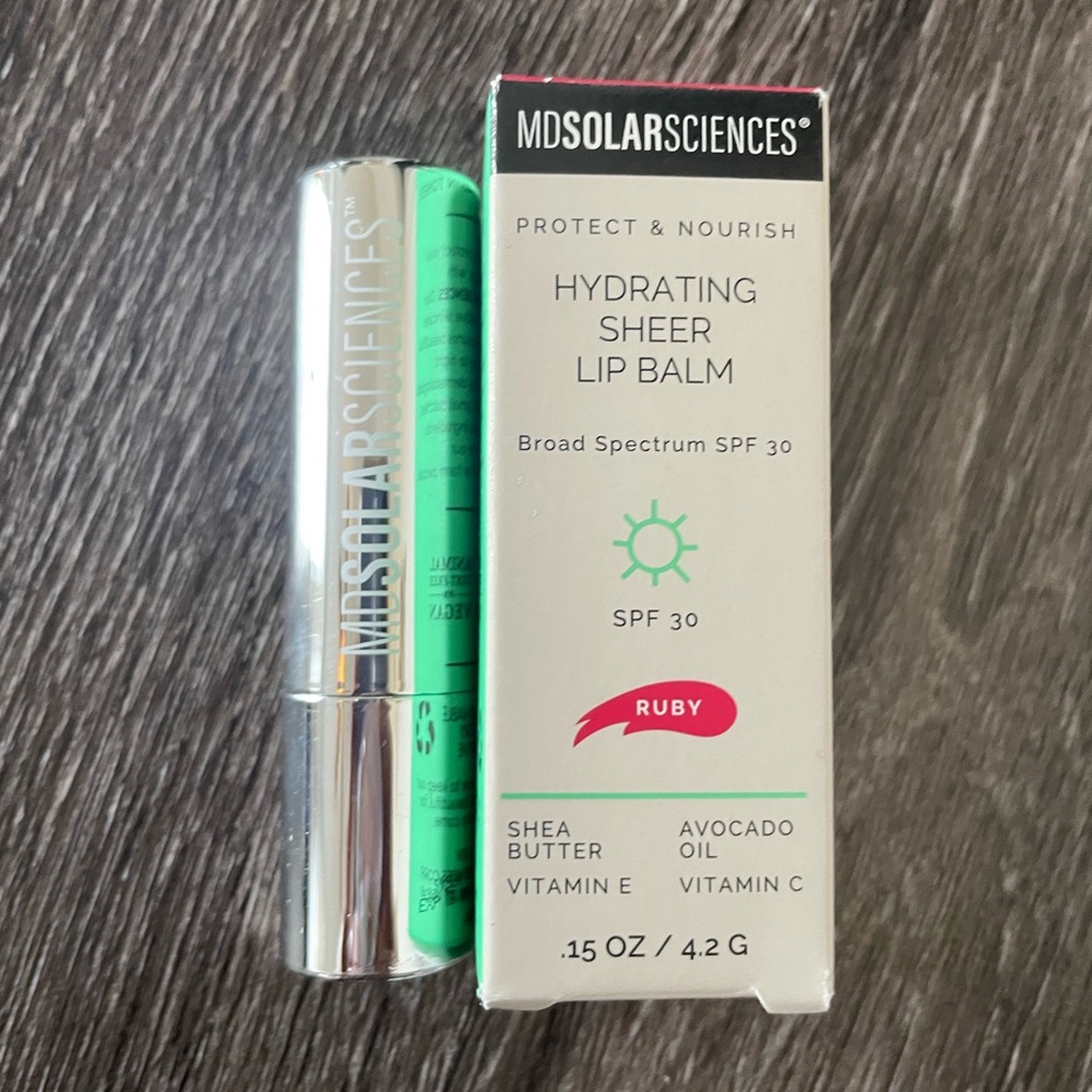 MDSolarSciences Hydrating Sheer Lip Balm - Ruby (Red)